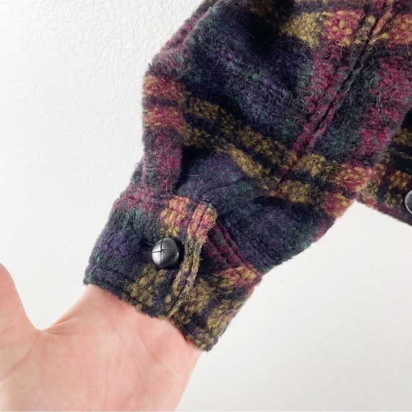 Isabel Marant Etoile Plaid Leiko Wool Short Jacket in Black Multi Small Casual - Picture 9 of 10